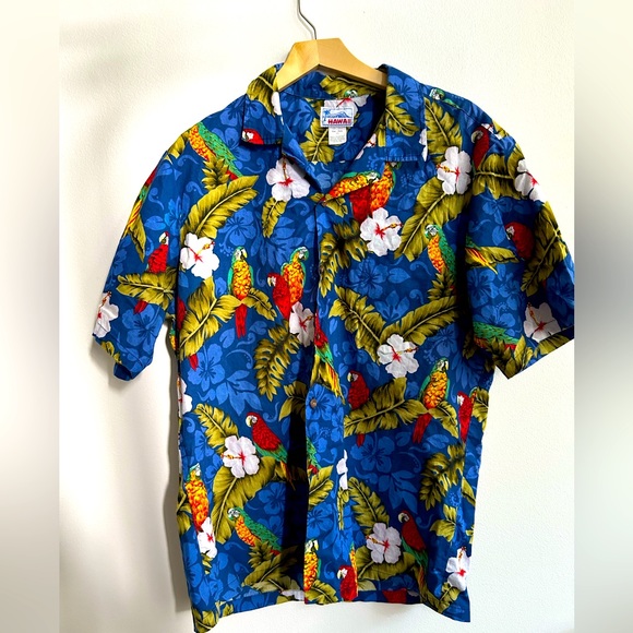 Hawaii Tropical Print Shirt Men’s - Picture 3 of 4